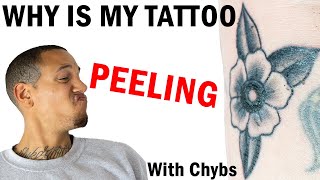 WHY does my tattoo peel Tattoo healing process with Chybs [upl. by Tobie]