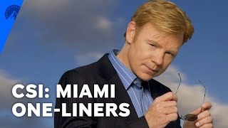 CSI Miami  Horatio Caine OneLiners  Paramount [upl. by Thaddaus508]