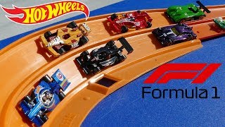 Hot Wheels Formula 1 Epic Curve Tournament race [upl. by Barna]