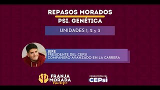 Repaso Morado Psicología Genética Unidades 1 2 y 3 [upl. by Melda654]