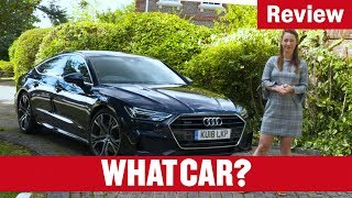 2020 Audi A7 review – The ultimate hightech luxury coupe  What Car [upl. by Einiffit600]