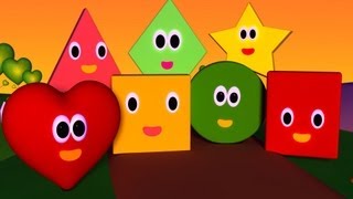 The Shapes Song  Nursery Rhymes  Nursery Rhymes With Lyrics [upl. by Normac]