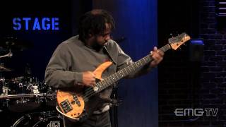 Victor Wooten wows with his performance of The Lesson solo live on EMGtv [upl. by Aronoff953]