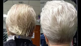 Kısa saç katlı kesim EĞİTİM 01 AmazinghairHaircut Friseur Saçkesim Model Kısasaç Haircut [upl. by Guimar]