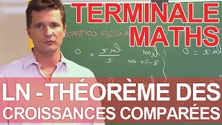 Logarithmes népériens  Théorème des croissances comparées  Maths Terminale  Les Bons Profs [upl. by Einalam]