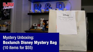 Mystery Unboxing Boxlunch Disney Mystery Bag 10 items for 55 [upl. by Neehsuan753]