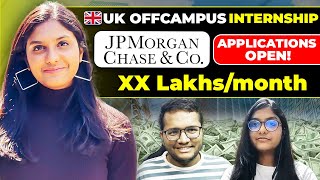 JP Morgan Chase OFFCAMPUS UK Internship  Complete Interview Process  Apply Now [upl. by Assirek]