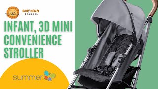 Summer Infant 3Dlite Convenience Stroller Review [upl. by Geirk791]