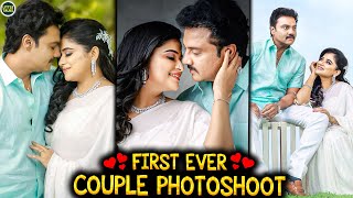 Sanjeev amp Preethis First ever Couple Photoshoot  Official Video  வெட்கப்பட்ட Preethi [upl. by Aremus]