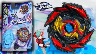 NEW Demise Devolos D6 1BD MergerSP Beyblade Burst Surge Speedstorm Review QR Code Battles [upl. by Lorene]