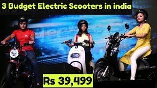 3 Affordable Electric Scooters Launched in India Rs 40000  Evolet [upl. by Shifra]