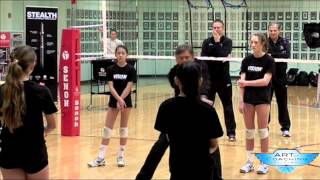 How to teach Passing a Volleyball [upl. by Anitteb]