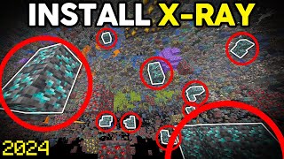 How to Install XRAY Texture Pack in Minecraft 2024 [upl. by Aney]