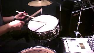 Snare Drum Solo  Whiplash Drum amp Drone [upl. by Clementi]