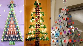 🎄100 RECYCLED CHRISTMAS TREE IDEAS DIY  CHRISTMAS DECOR IDEAS 2024  CHRISTMAS DIY IDEAS 2024 [upl. by Kassie]