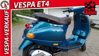 Vespa ET4 ► Ezl 2002 ► TÜV neu bis 05 2020 ► Sehr schöner Zustand ► Piaggio ET 4 [upl. by Anim]