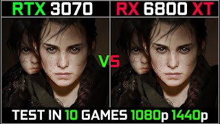 RTX 3070 vs RX 6800 XT  Test in 10 Games  1080p 1440p [upl. by Collie]