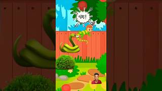 রাসেল ভাইপারের কবলে 😱  rasel vai par sap  Bangla cartoon  shorts shortsfeed [upl. by Arrahs]