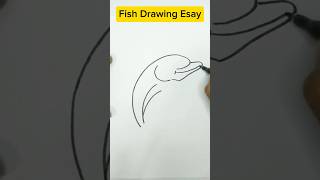 DollPin Fish Drawing🐟🐟drawingdrawingideasshorts artworkpainting youtubeshortsindia love [upl. by Cassondra]