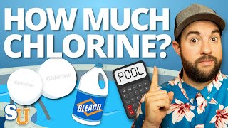 How Much CHLORINE Should You Add to a POOL  Swim University [upl. by Kenwrick259]