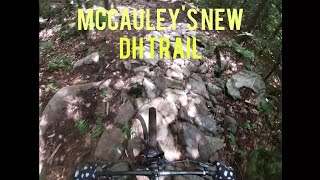 OUT WITH IT New DH trail at McCauley Mountain [upl. by Arbas]