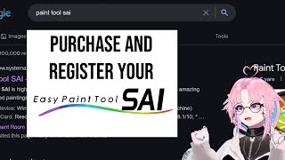 How to purchase and register Paint Tool SAI 2 [upl. by Anson]