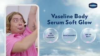 Upgrade lotionmu ke Vaseline Body Serum Soft Glow [upl. by Atiz]