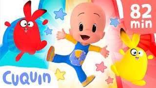 Colorful rockets 🚀 Learn and have fun with Cuquín and his balloons  Educational videos for babies [upl. by Annil]