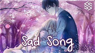 Nightcore  Sad Song Switching Vocals  Lyrics [upl. by Argent]