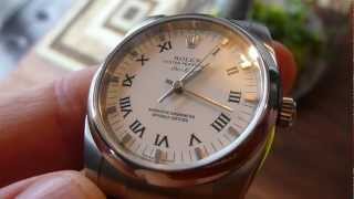 Rolex AirKing 34mm Watch with Roman Numerals Review [upl. by Gerta509]