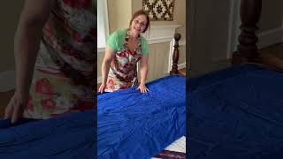 How to fold an Amish Quillow [upl. by Dex]