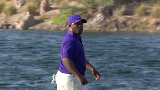 Harold Varner III Winner putt 2022 Saudi International Unbelievable [upl. by Dag]