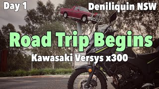 Kawasaki Versys x300 Road Trip Destination Deniliquin NSW🇦🇺 Day 1 [upl. by Solrac]