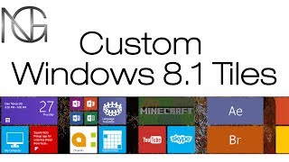 Custom Windows 81 Tiles Oblytile [upl. by Tibbetts]