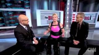 eLEGS exoskeleton on CNN with Ali Velshi [upl. by Anelhtac]