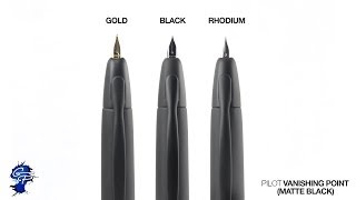 Pilot Vanishing Point Black Nibs [upl. by Ycnaf]