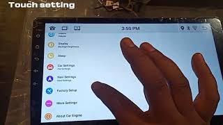 car Android all settings tutorial logo canbus  touch  resat [upl. by Gnilrets]