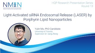 LightActivated siRNA Endosomal Release LASER by Porphyrin Lipid Nanoparticles [upl. by Enigroeg]