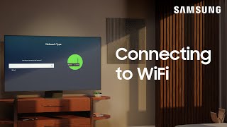 How to connect your TV to WiFi  Samsung US [upl. by Osbourne]