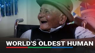 Peru stakes claim to worlds oldest human born in 1900  ABSCBN News [upl. by Slorac]