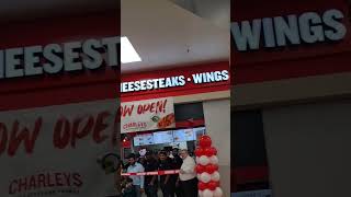 Charleys Philly Steaks Grand Opening and Ribbon Cut  Lafayette Indiana [upl. by Aihsram]