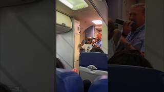 Airplane passengers cheer for little girl who beat cancer ❤️ [upl. by Aryamoy676]