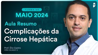 Resumo de Complicações da Cirrose Hepática  Aula de Gastroenterologia para Residência Médica [upl. by Ariaj]