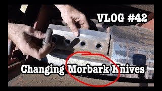 Changing Morbark Knives [upl. by Naeruat]