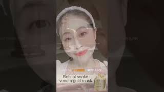 Retinol Gold Face Mask [upl. by Ahsad246]