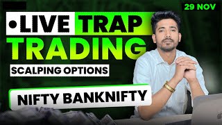 29 November Live Trading  Live Intraday Trading Today  Bank Nifty option trading live Nifty 50 [upl. by Juliano]