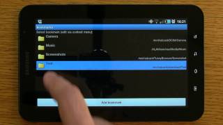 Total Commander for Android on Galaxy Tab [upl. by Nanni]