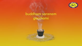 Buddham Saranam Gacchami with Lyrics and Meaning [upl. by Mozart]