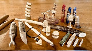 10 simple whittling projects and ideas to get started on with just a knife and a stick [upl. by Minna]