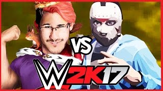 H2O Delirious v Markiplier  GRUDGE MATCH  WWE 2K17 s3e18 [upl. by Gregoor]